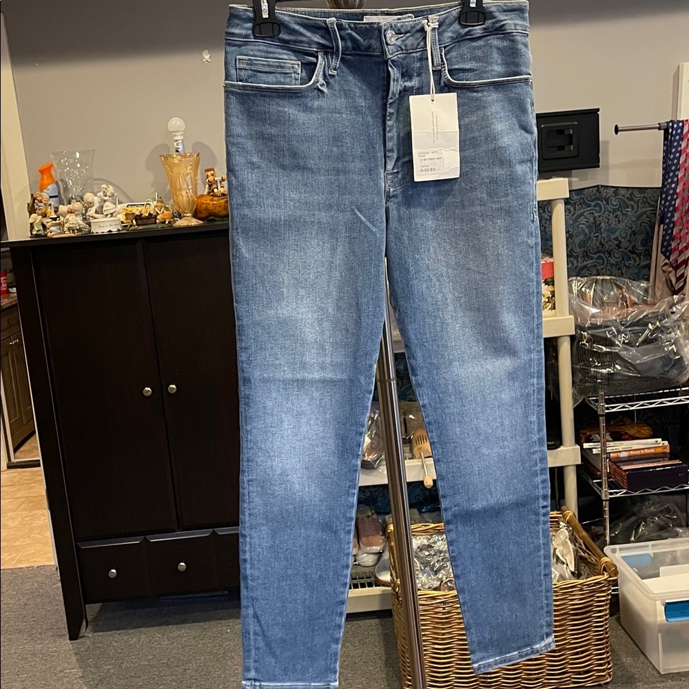 FRAME Le One Skinny Crop Jeans – Size 2 (see measurements) NWT Sapphire Wash